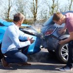 What To Know About Liability In Car Accidents - fender bender two men