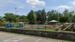 View from parking lot of Derryfield Park Manchester, NH